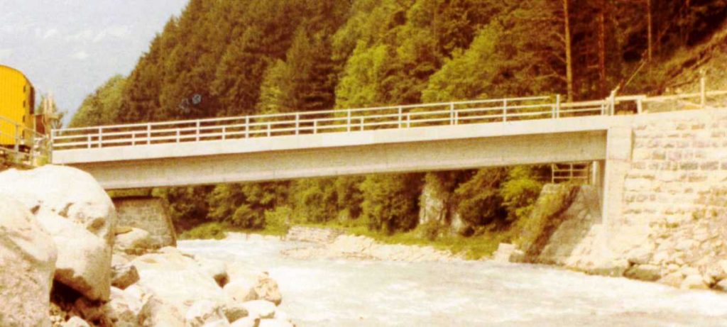 0305.1 - 1980/81 - Brückenbau - Bürglen, Brücke Spiss-Bitletten