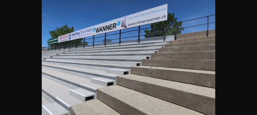 2019.4 Oerlikon offenen Rennbahn Tribüne